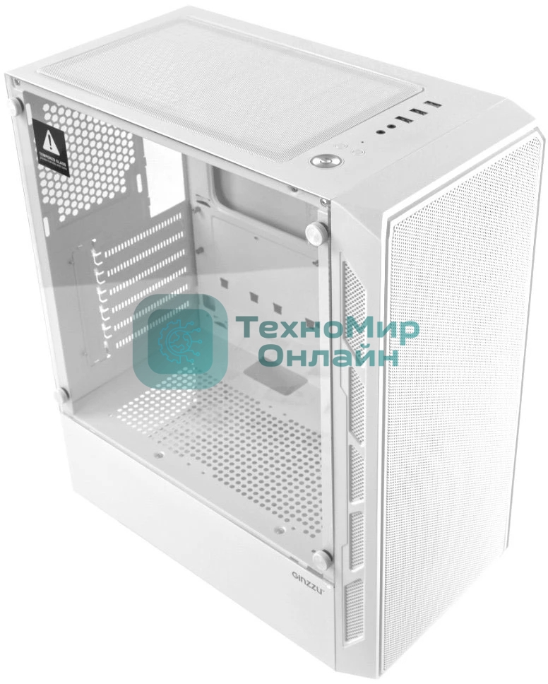 Компьютерный корпус Ginzzu RX130 ATX Белый