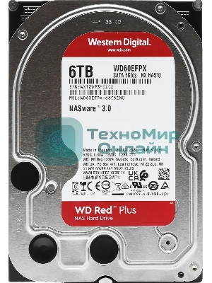 Жесткий диск HDD Western 6TB 5400RPM SATA-III 3.5