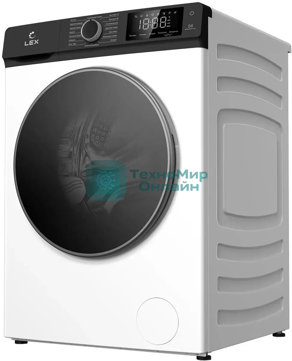 Стиральная машина LEX LWM12012WBlID белый, загрузка фронтальная 12 кг, 1200 об/мин., класс: А+++