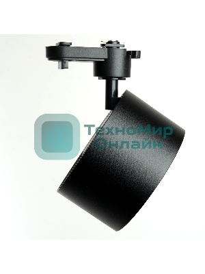 Светильник трековый на шинопровод Feron AL166 ДПО GX70 без лампы черный