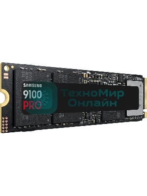 Накопитель SSD 2Tb Samsung 9100 PRO, M.2, PCI-E 5.0 x4, TLC 3D NAND R/W - 14800/13400 Mb/s
