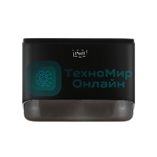 Диспенсер бумажных полотенец Puff-5140Bl черный, с замком, ABS-пластик