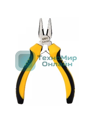 Мини-плоскогубцы Deli DL103201 115мм, двухкомпонентная рукоять