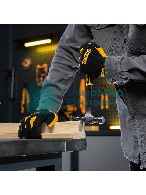 Молоток-гвоздодер Denzel 350 г, цельнометаллический, двухкомпонентная рукоятка