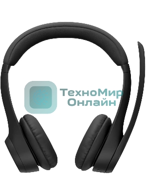 Гарнитура Logitech Zone 300 чёрный, беспроводная, Bluetooth, до 16 ч