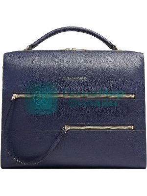 Деловая сумка женская Piquadro Patricia CA4098W140/BLU с отделением для ноутбука 14