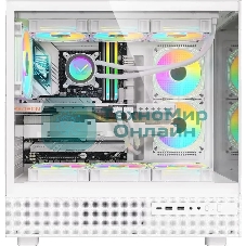 Компьютерный корпус AeroCool/Formula Crystal Z8 COSMIC белый без БП ATX 3x120мм 5x140мм 1xUSB 2.0 1xUSB 3.0 1xUSB3.1 audio bott PSU