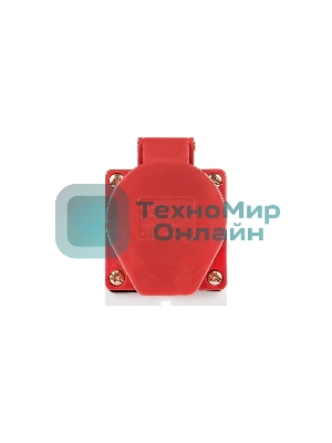 Розетка стационарная наружная EKF ps-114-16-380 16А 380В 3P+РЕ IP44 (114)