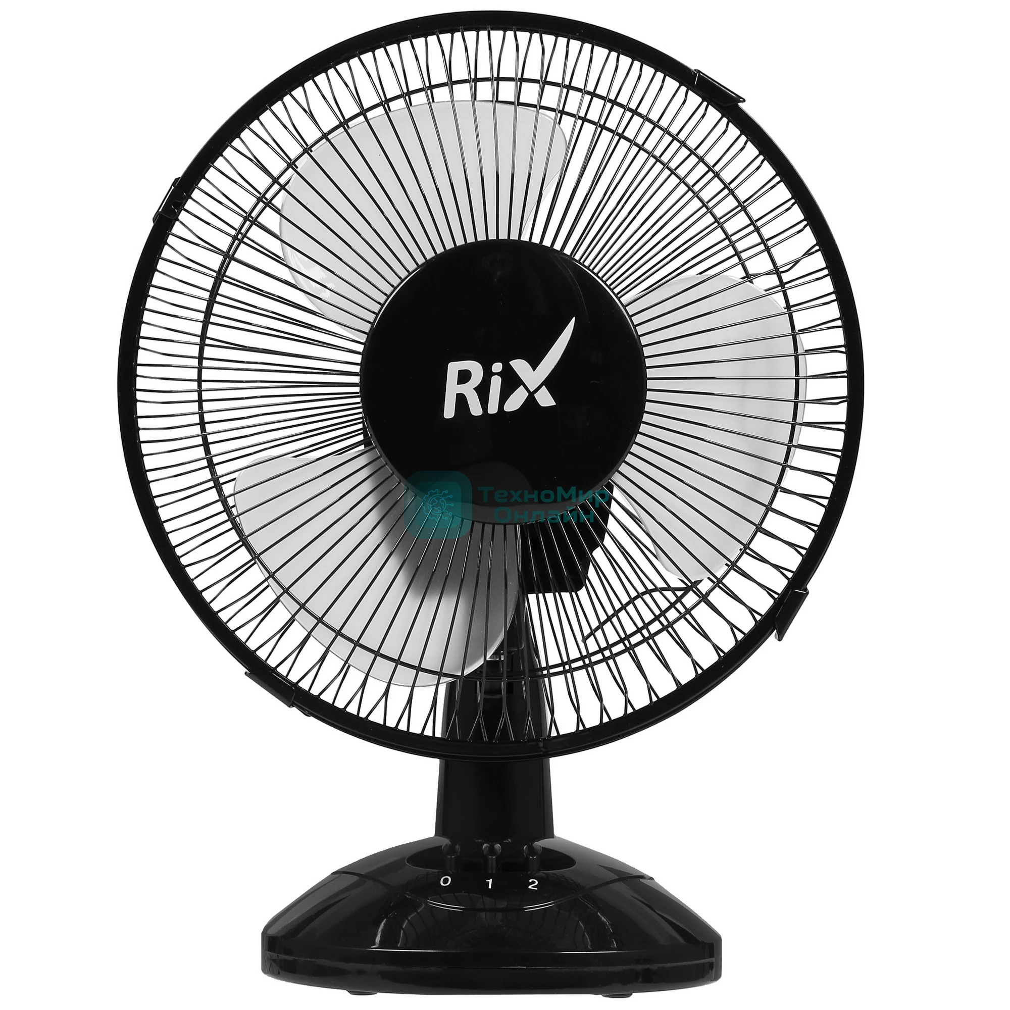 Вентилятор настольный Rix RDF-2200B черный