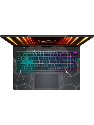 Ноутбук MSI Cyborg 15 B2RWFKG-024XRU черный Intel Core 7 240H/16Gb/SSD 1Tb/RTX 5060 8Gb/15.6