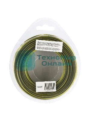 Леска для триммера Denzel двухкомпонентная квадратная, 2,0 мм х 15 м, блистер SkyCutter