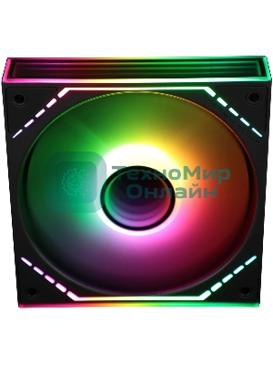 Кулер для корпуса Thermalright TL-M12R-S Reverse (124x120x25mm, 4-pin PWM, ARGB, 34.43CFM, 23.2dBA, 1500RPM, черный)
