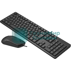 Комплект клавиатура+мышь A4Tech KR-3330S проводной, USB, 1200 DPI, чёрный