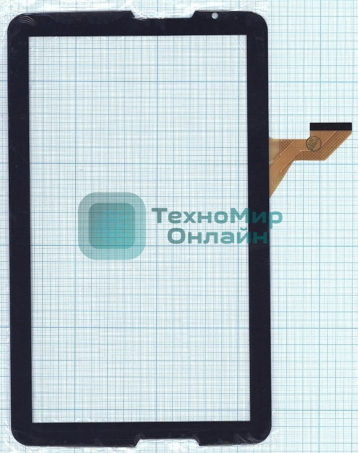 Сенсорное стекло (тачскрин) HN 1032-FPC D28XR118, черное