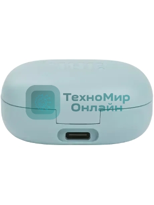 Наушники TWS JBL Wave Flex мятный, вкладыши, Bluetooth, быстрая зарядка, до 8 ч