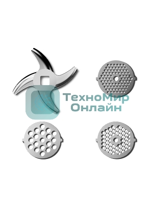 Мясорубка электрическая BQ MG2007 PREMIUM серый, 2500 Вт, 2.7 кг/мин, реверс, защита от перегрузки, насадки - 5