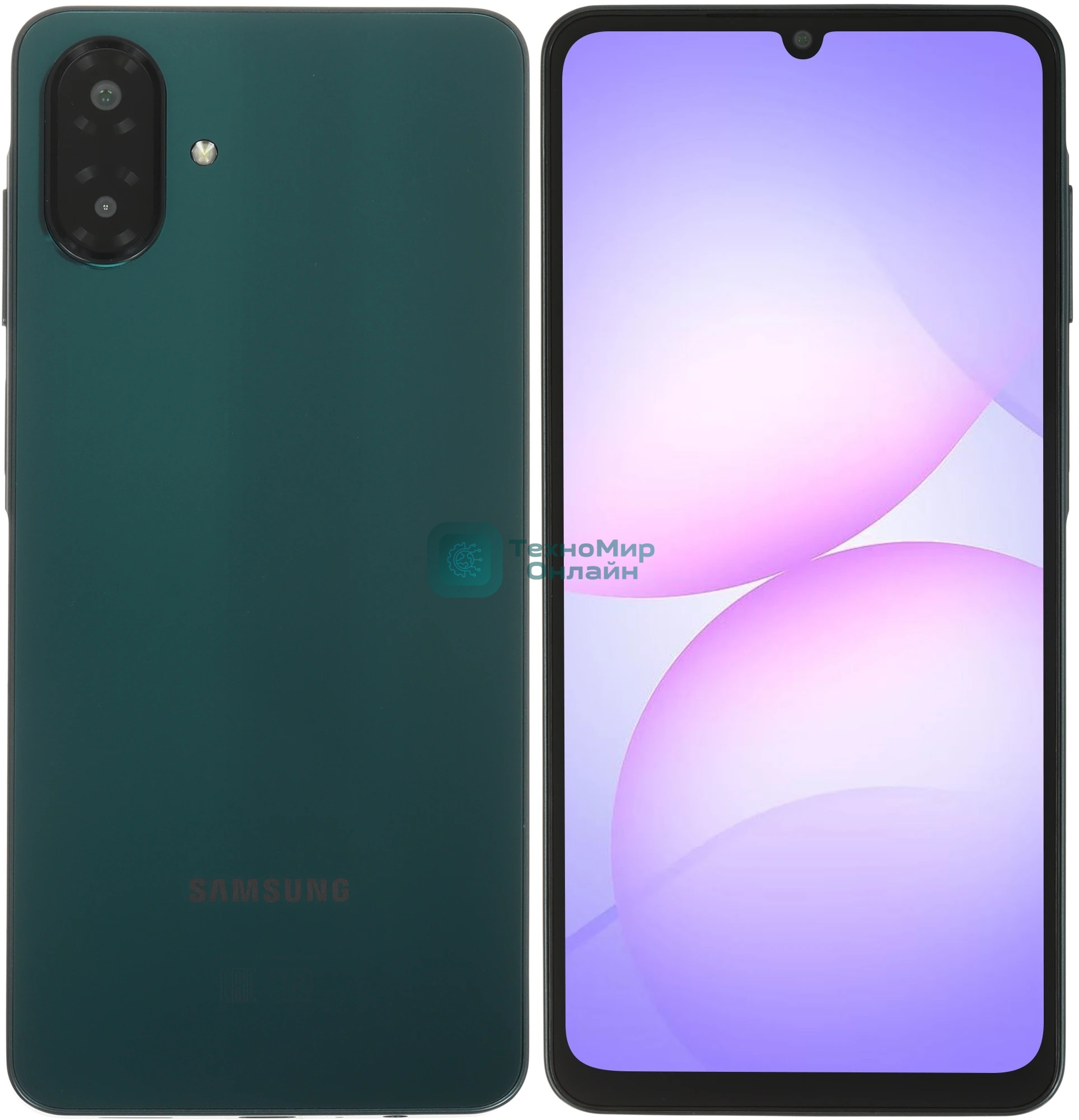 Смартфон Samsung Galaxy A07 4/128Gb, зеленый