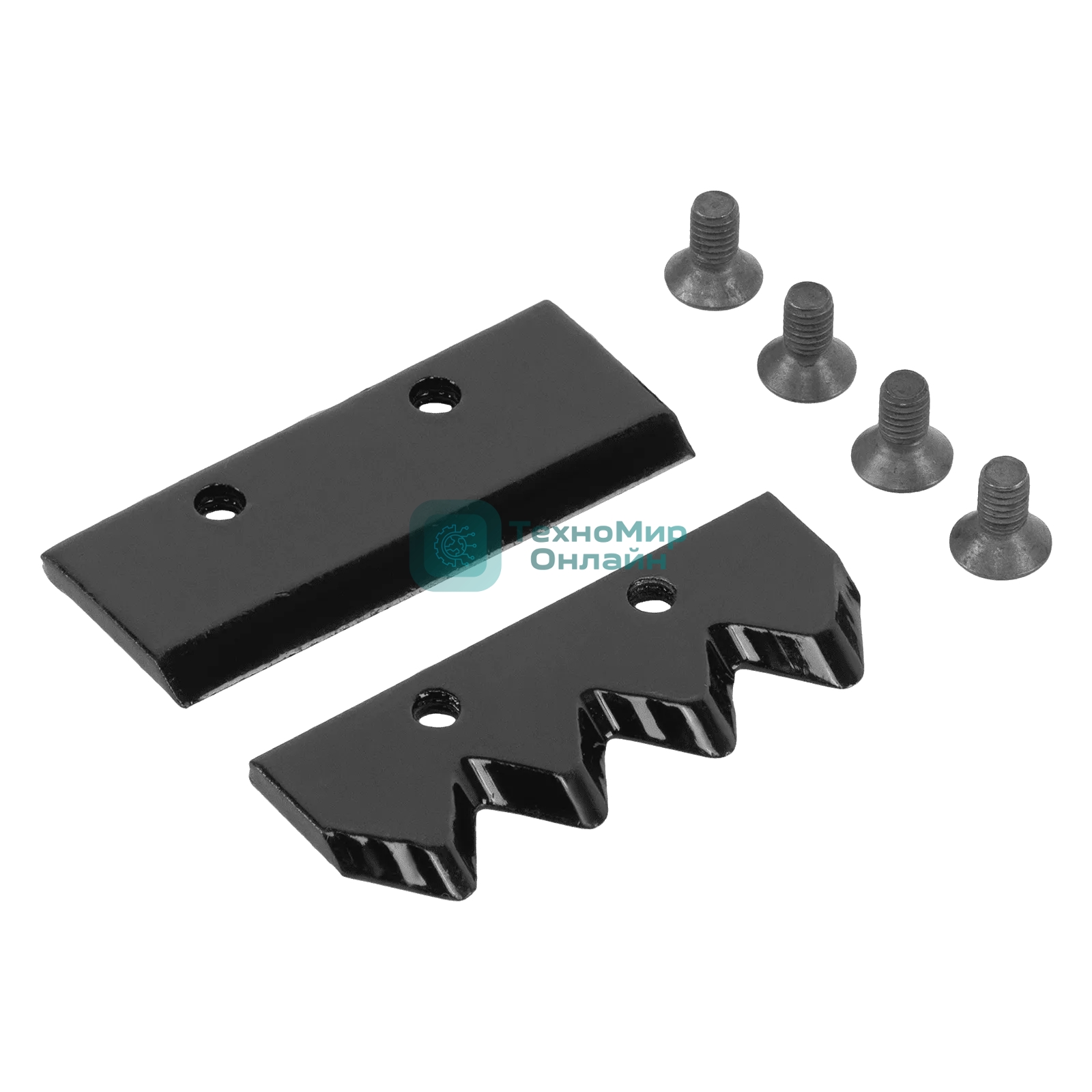 Нож шнека для грунта Denzel ER-200, диаметр 200 мм, комплект 2 шт