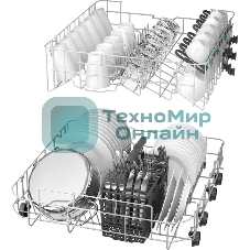 Посудомоечная машина Candy Rapido CF 4A7E0W-08, белый, 59.8 см, 14 компл., 49 дБ, класс A
