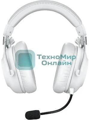 Гарнитура Logitech G Pro X 2 Lightspeed белый, беспроводная + проводная, Bluetooth/USB/3.5 мм, до 50 ч