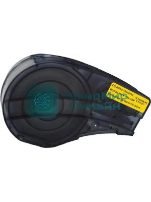 Картридж ленточный Cactus CS-M210-750595YL черный шрифт, желтый фон (19.1 мм, 6.4 м) для Brady M210/M211/M210-LAB