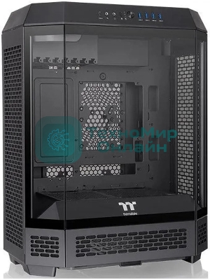 Компьютерный корпус Thermaltake The Tower 600 Black черный без БП ATX 13x120мм 9x140мм 4xUSB 3.0 audio bott PSU