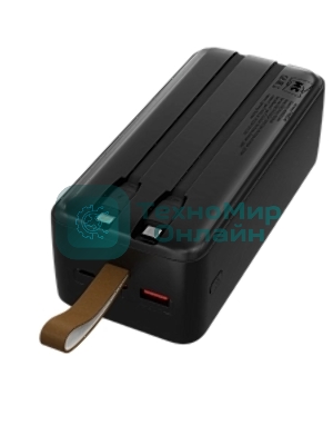 Портативный аккумулятор MORE CHOICE (4620202552839) PB59-40 40000mAh 1USB+1Type-C+1micro USB 3.0A 22.5W PD20WP, черный