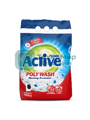 Стиральный порошок автомат Active Poly Wash, 1.5 кг (511701037)