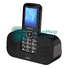 Мобильный телефон Maxvi RT-04 + док-станция, черный