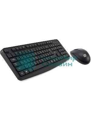 Комплект клавиатура+мышь Oklick S603 проводной, USB, 1200 DPI, чёрный