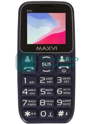 Мобильный телефон Maxvi B110 синий