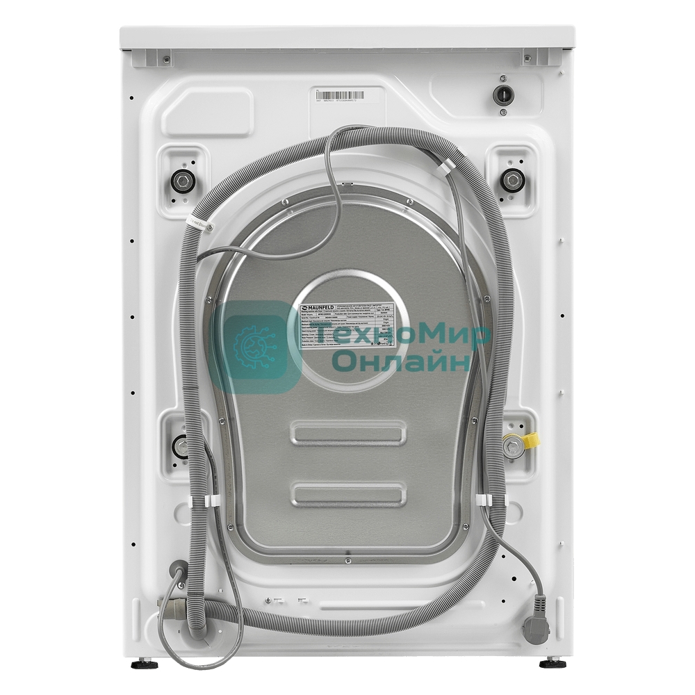 Стирально-сушильная машина Maunfeld MFWD1295WH05 белый, загрузка фронтальная 9 кг, 1200 об/мин., класс: В