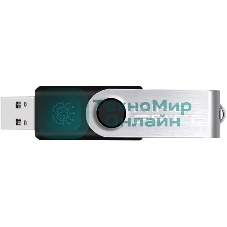 Флешка USB KingPrice KPFD2 (KPFD2A032ABK), 32Gb, USB 2.0, R/W 20/10, черный/сере