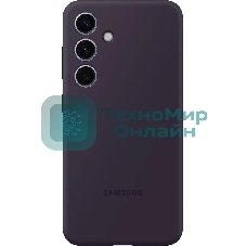 Чехол (клип-кейс) Samsung для Samsung Galaxy S24 Silicone Case S24 темно-фиолетовый (EF-PS921TEEGRU)