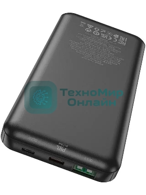 Портативный аккумулятор Hoco J102 Cool figure 10000mAh QC3.0/PD3.0 20W 3A USB-A/USB-C черный
