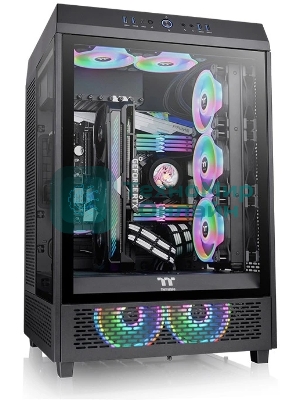 Компьютерный корпус Thermaltake The Tower 500 черный без БП ATX 1x120мм 3x140мм 4xUSB 3.0 2xUSB3.1 audio bott PSU