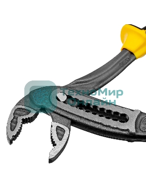 Клещи переставные Denzel трехкомпонентные рукоятки 240 мм