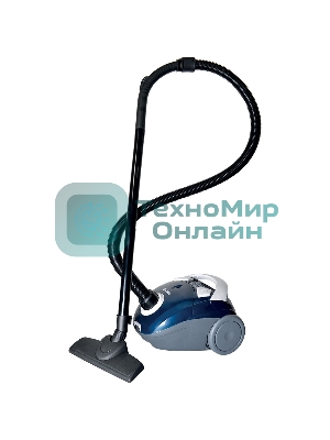 Пылесос Delta DL-0835 синий, 300/1600 Вт, уборка сухая, пылесборник мешок 2 л