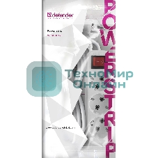 Удлинитель с заземлением Defender L330 16 А, 3 м, заземление, выключатель