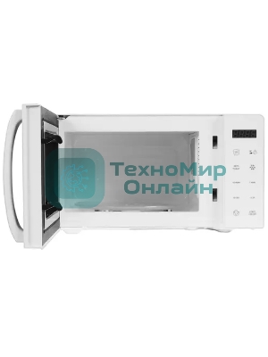 Микроволновая печь Hyundai HYM-D3029 белый/черный, 20 л, 700 Вт, переключатели - мембранные кнопки