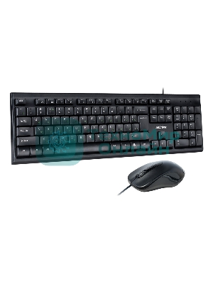 Комплект клавиатура+мышь Smartbuy ONE SBC-114282-K проводной, USB, 2400 DPI, чёрный
