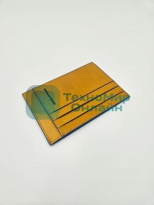 Картхолдер Piquadro Blue Square PP2762B2R/G шафрановый, натуральная кожа