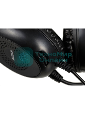 Гарнитура A4Tech HU-30 чёрный, проводная