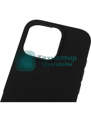 Чехол (клип-кейс) BoraSCO для Apple iPhone 16 Pro Microfiber Case черный (73691)