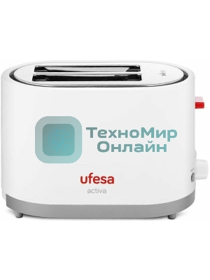 Тостер Ufesa TT7385 белый, 800 Вт, 2 слота