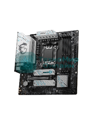 Материнская плата MSI B650M GAMING PLUS WIFI, AM5, AMD B650, 4xDDR5, 4xSATA, 2xM.2, 1xPCI-E 4.0 x16, 2xPCI-E x1, 1xHDMI, 1xDP, 1x 2.5Gb LAN, 4xUSB-A 3.2 Gen 1, 3xUSB-A 3.2 Gen 2, 1xUSB-C 3.2 Gen 2, 3x3.5 мм, 7.1, Micro-ATX