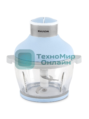 Измельчитель электрический Hyundai HYC-G4208 1.5л. 500Вт мята/серебристый