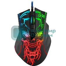 Мышь проводная Defender Bulletstorm GM-928 черный, 7200 dpi, USB, кнопки - 7