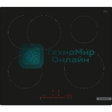 Индукционная варочная панель Bosch PIF61RHB1E 60 см, индукция, скошенные края, сенсорное управление, черный