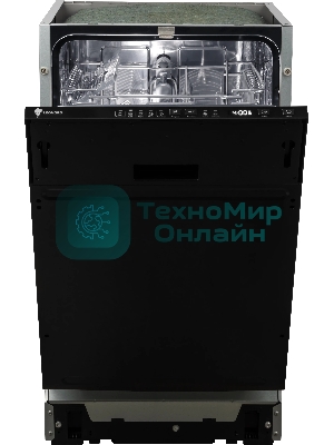 Посудомоечная машина LEONORD LDW-45B01, черный, 44.8 см, 9 компл., 49 дБ, класс A++